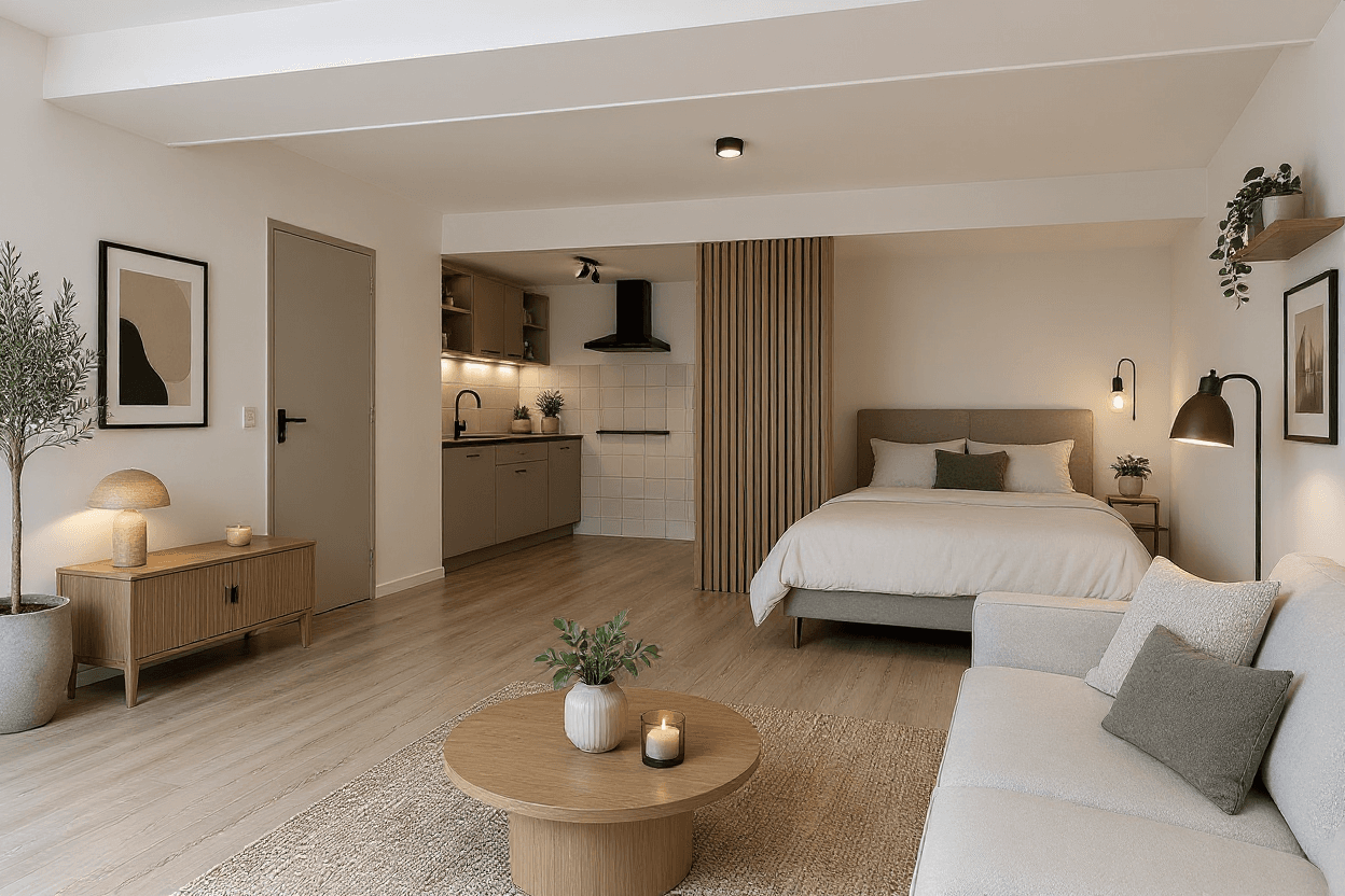 Kluswoning Hoofdstraat 160-D in Apeldoorn, impressie na renovatie