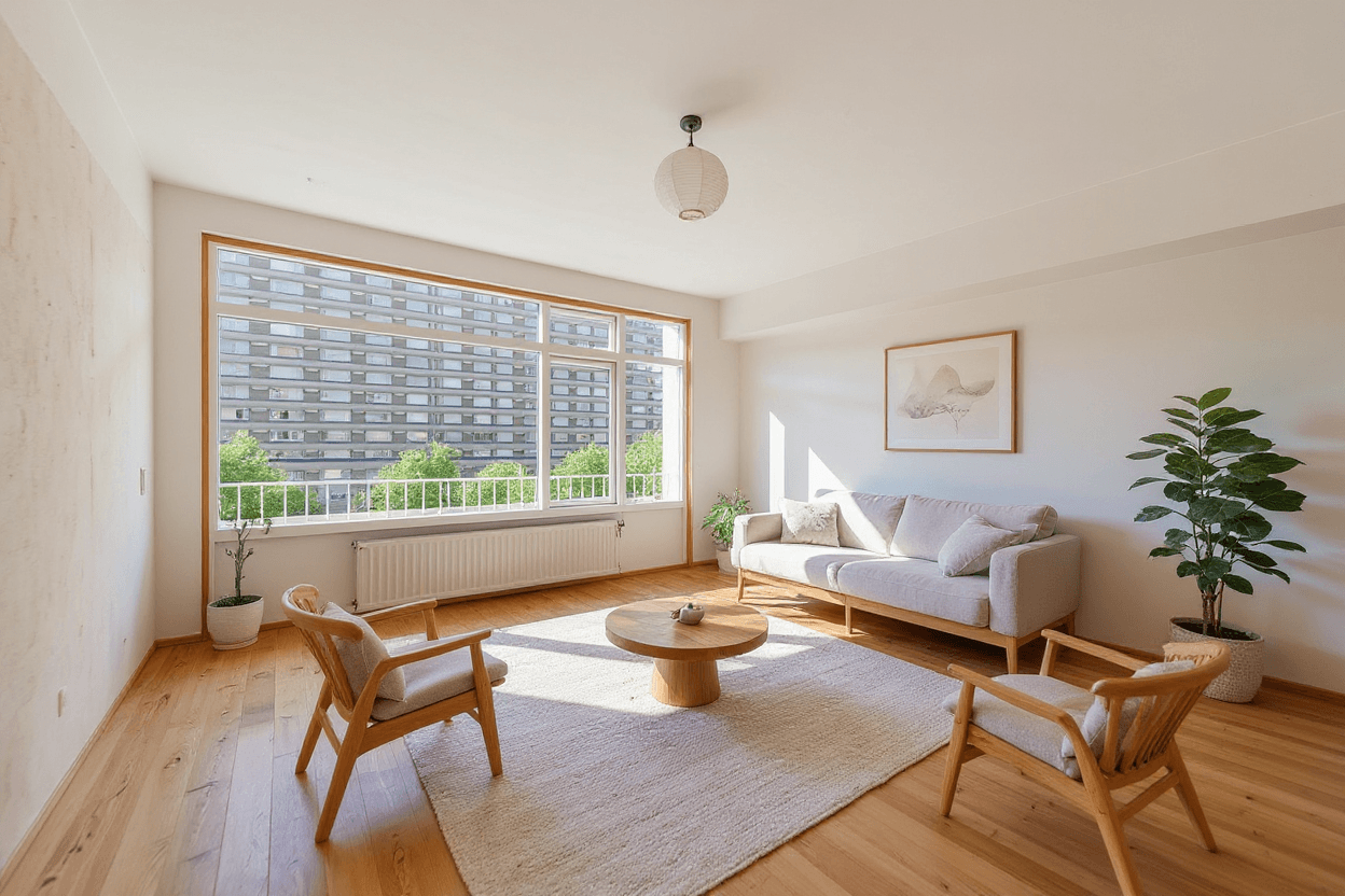 Kluswoning Herman Gorterhof 126 in Delft, impressie na renovatie
