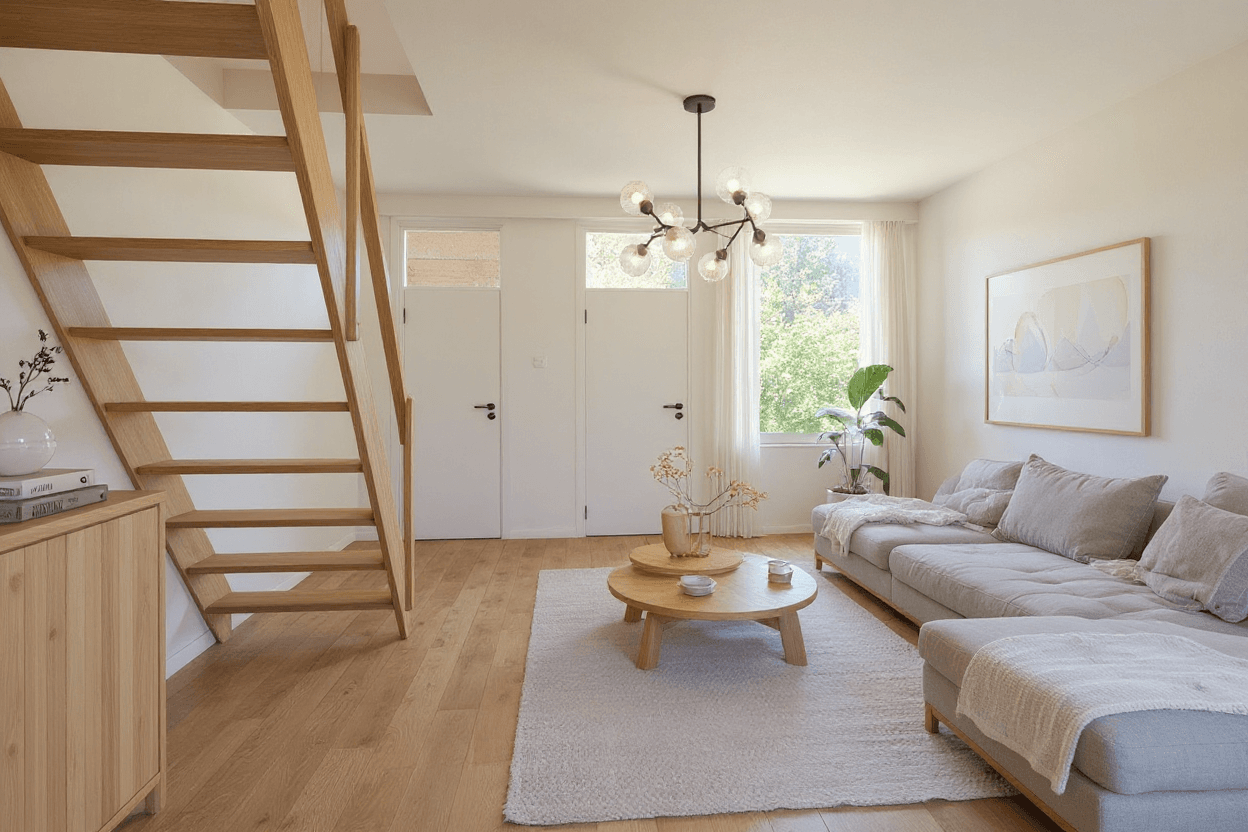Kluswoning Baan 20-A in Schiedam, impressie na renovatie