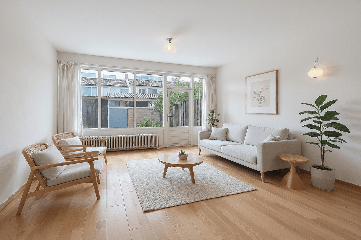 Kluswoning Moersbergen 8 in Eindhoven, impressie na renovatie