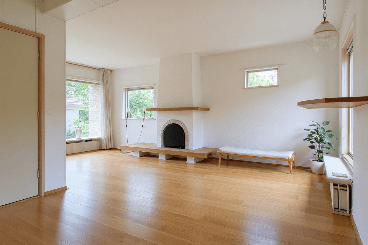 Kluswoning Thialflaan 24 in Hoogezand, impressie na renovatie