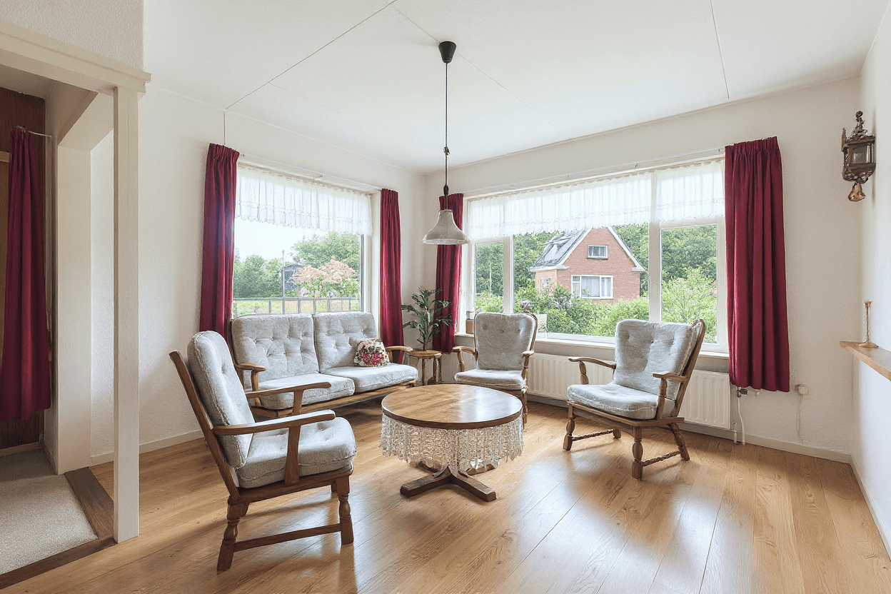 Kluswoning De Kapelle 14 in Rinsumageast, impressie na renovatie