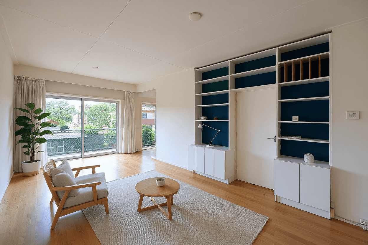 Kluswoning Bovenkerkerkade 65 in Amstelveen, impressie na renovatie