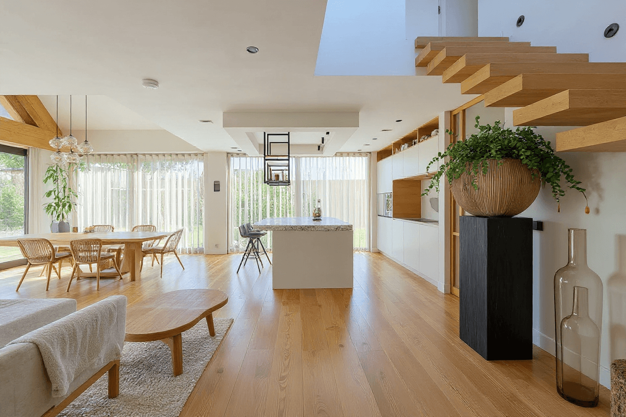 Kluswoning van der Duinstraat 57-A in Sprang-Capelle, impressie na renovatie