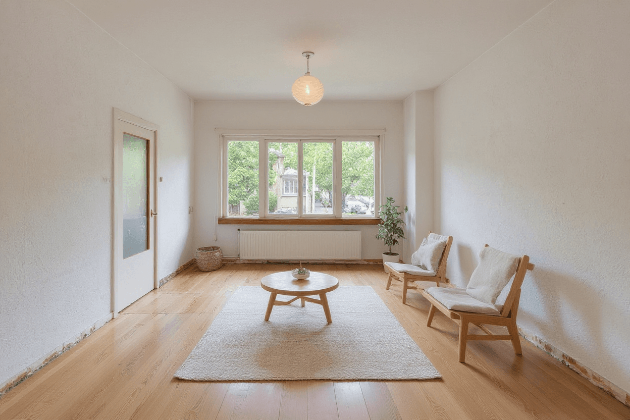 Kluswoning Kruislaan 192-1 in Amsterdam, impressie na renovatie