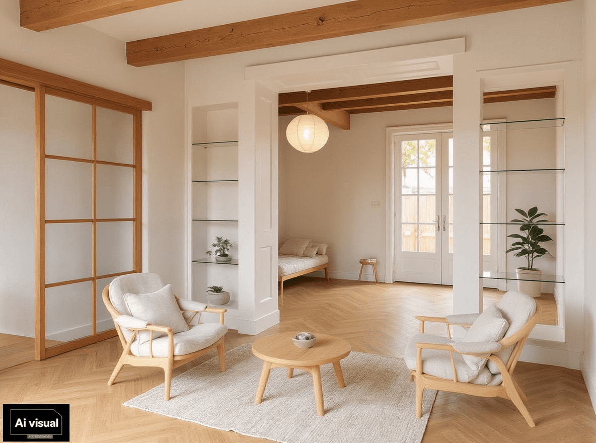 Kluswoning Marktstraat 49 in Naarden, impressie na renovatie
