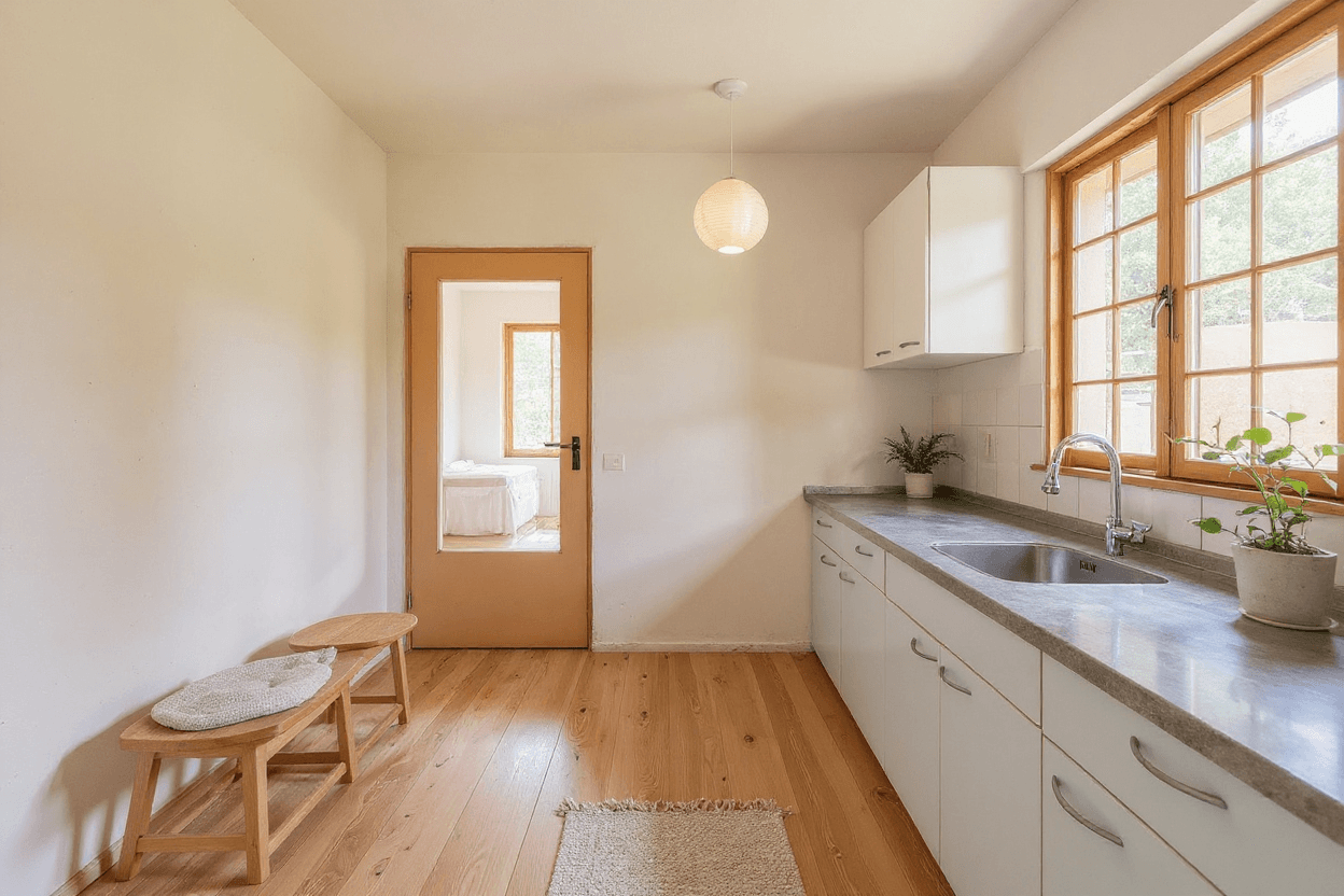 Kluswoning Albert Luthulistraat 29-A in Amsterdam, impressie na renovatie