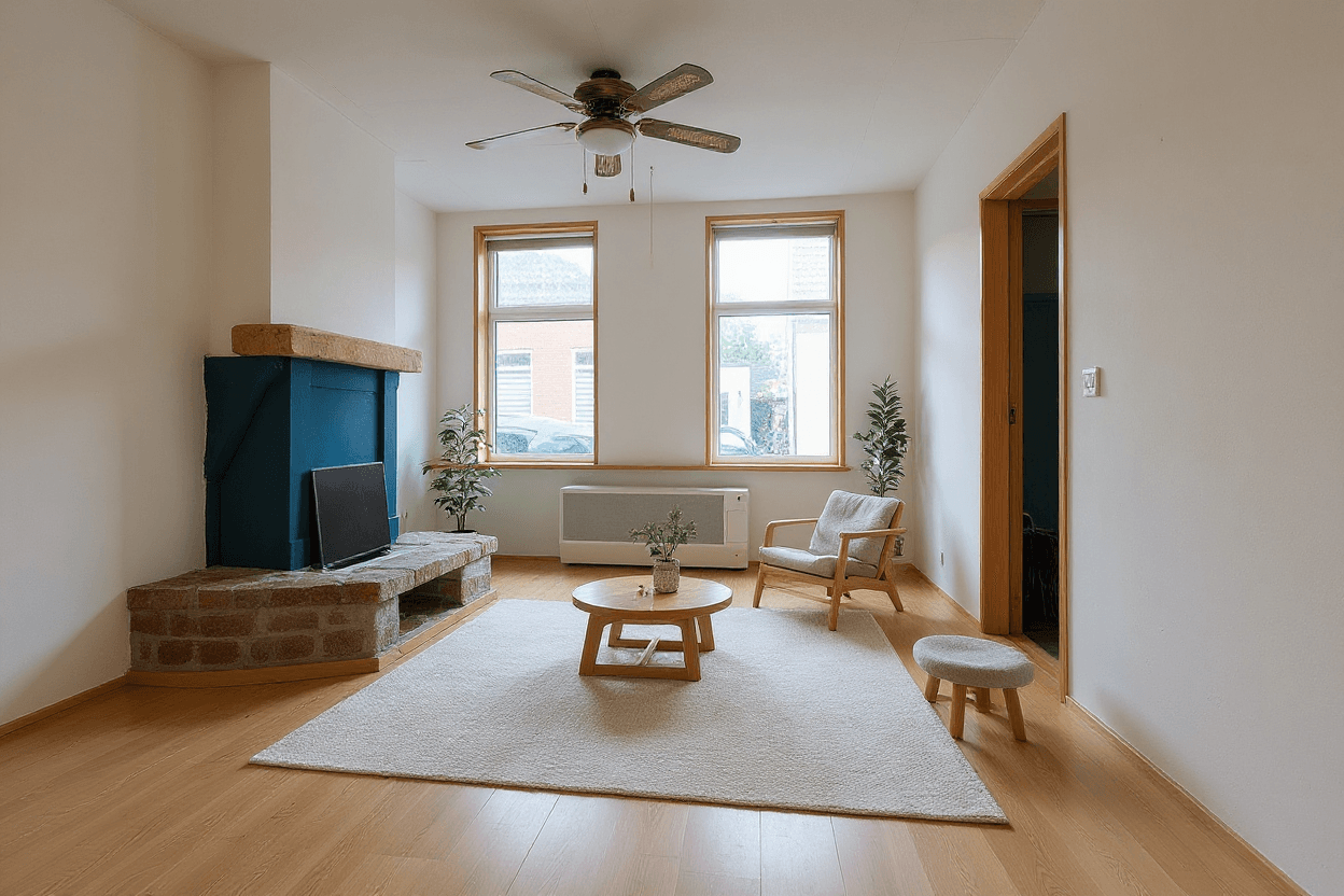 Kluswoning Zuiderstraat 6 in Winschoten, impressie na renovatie